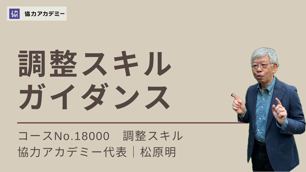 調整スキル・ガイダンス